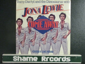 Jona Lewie ： Come Away 7'' / 45s ★ Side B は Inst カルト Disco Boogie ☆ c/w Custer's Last Stand // シングル盤 / EP