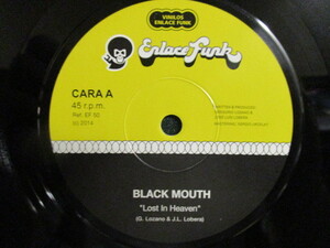 Black Mouth ： Lost In Heaven 7'' / 45s ★ スペインの現行Boogie Funk Band / 80's フレイバー! ☆ c/w Get It Out