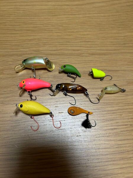 ルアーセット 管釣り ラッキークラフト ロデオクラフト ジャッカル 8個セット ニジマス