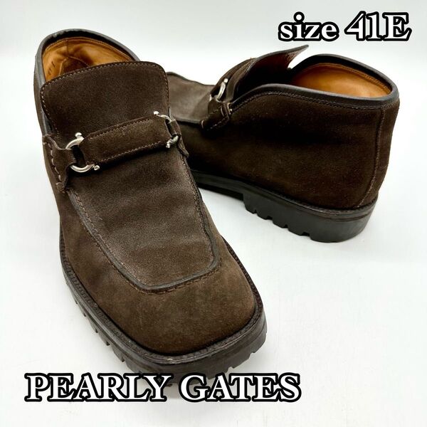 PEARLY GATES パーリーゲイツ スエードビットブーツ 41size