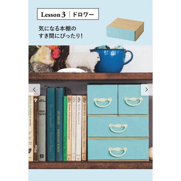 フェリシモ 段ボールクラフトキット Lesson3