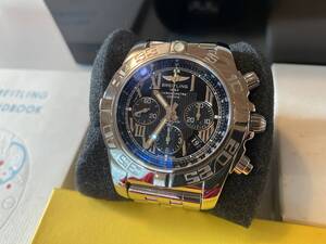 BREITLING クロノマット44 ブラック文字盤 ローマンインデックス 品番:A011B56PA ブライトリング 美品