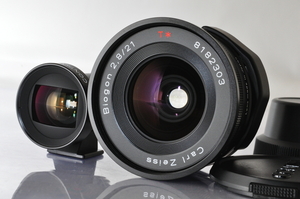 ★★極上品 CONTAX Carl Zeiss G Biogon T* 21mm F/2.8 Lens in Black♪♪#4184