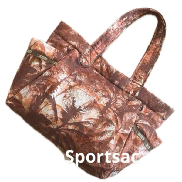 【LeSportsac】レスポートサック 大きめ トート バッグ ハワイ 美品