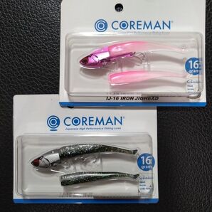 ★ コアマン★IJー16 人気色♪新品2本組① アイアンジグヘッド!