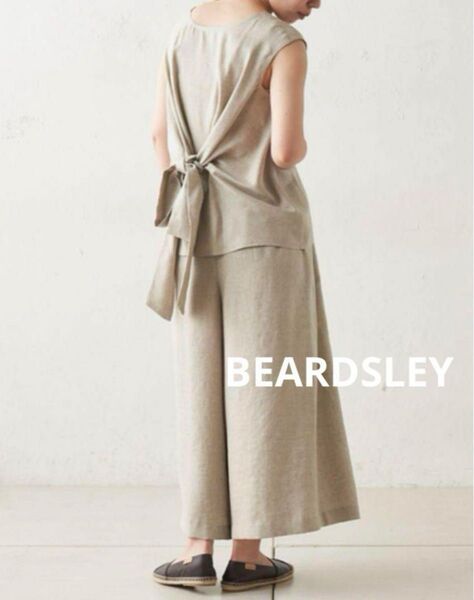 BEARDSLEY ビアズリー セットアップ ベスト リボン フレアパンツ
