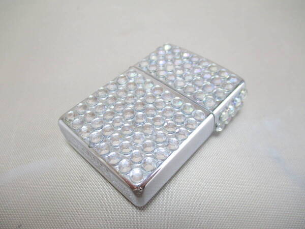 G048*ZIPPO 96* クリアビジュー ジッポライター 1点 /中古 /ビーズ 【送料込】