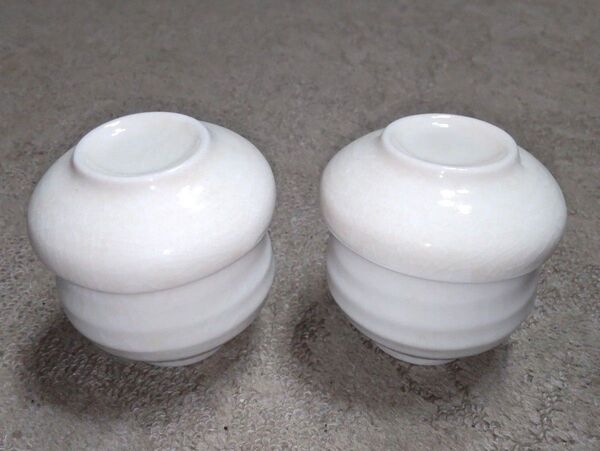 韓国白磁茶器 茶こし 蓋付き 2個セット