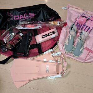 シュノーケリング、ダイビング一式
