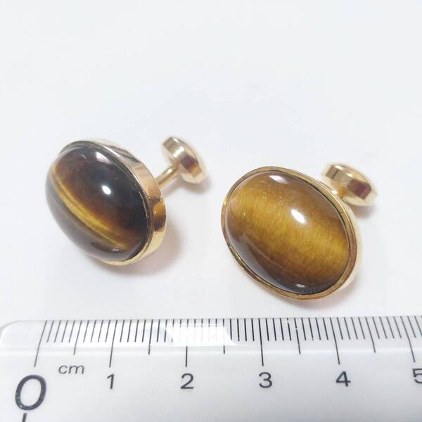 ◇CF01/カフリンクス/カフスボタン/ゴールド/ラインストーン 無地 アクセサリー ファッション 送料無料