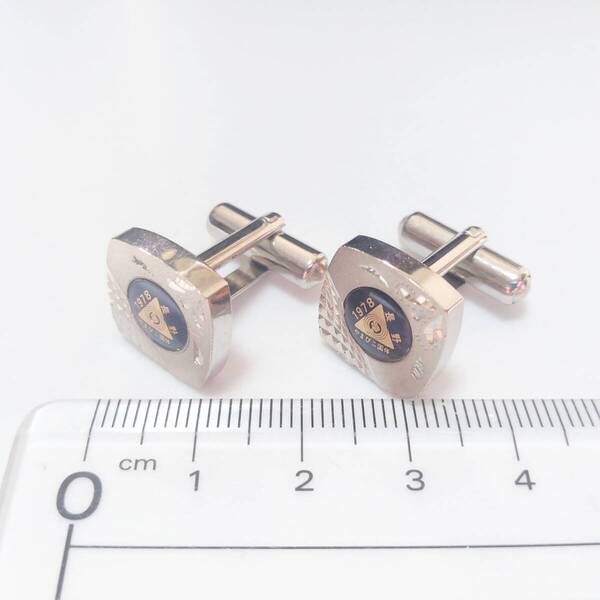 ◆CF40/カフリンクス/カフスボタン/シルバー/レバー式/スウィヴル式 装飾 アクセサリー ファッション 送料無料