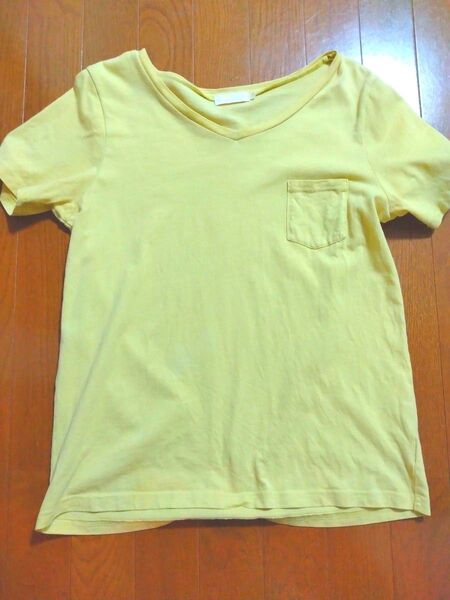 イエロー L 半袖 Tシャツ