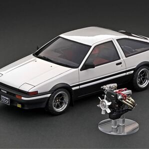 WEB限定 IG 1/18 Toyota Sprinter Trueno (AE86) With Engine【IG2789】