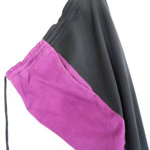 即決 02AW COMME des GARCONS HOMME PLUS コムデギャルソンオムプリュス 四つの黒 表スウェットパンツ 裏トラックパンツ ドッキングパンツ