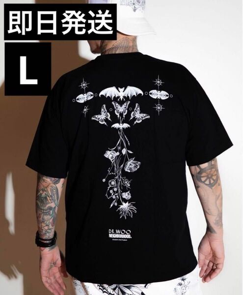 Lサイズ NEIGHBORHOOD NH X DR WOO . TEE SS-2 Black 黒