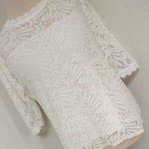 select MOCA レース プルオーバー