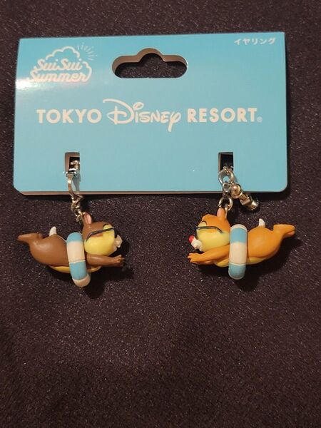 ディズニー スイスイ チップとデール イヤリング