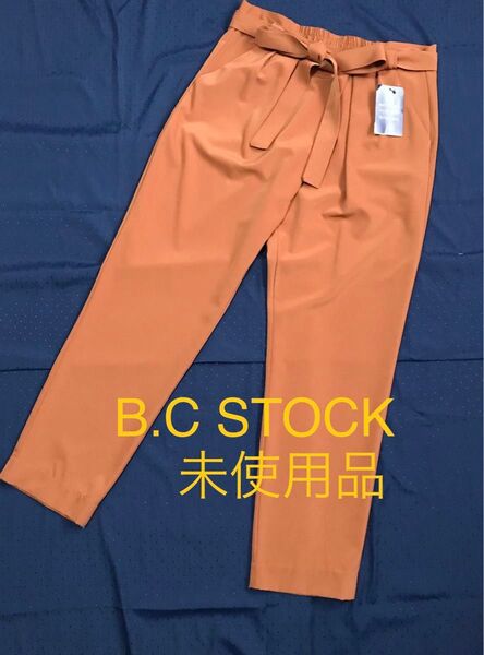 未使用品★B.C STOCK simplicite カラー2タックパンツ ベーセーストック シンプリシテェ