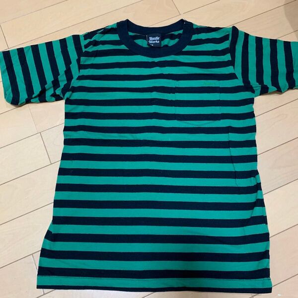ニードルワークス ボーダー 半袖Tシャツ 150