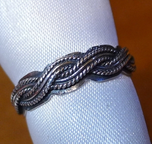 SR1754 кольцо серебряный 925. кольцо 15.5 номер трос дизайн бесплатная доставка 