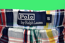 P-718★送料無料★Polo by Ralph Lauren ポロ ラルフローレン★マルチカラー チェック柄 イージー ハーフ ショートパンツ S_画像7