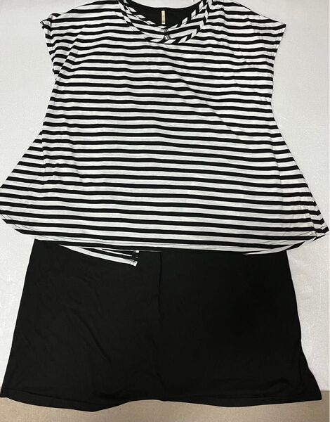 犬印本舗 授乳服 マタニティ セットアップ ノースリーブワンピース 夏服