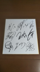  gun ba Osaka 9 player autograph autograph square fancy cardboard 