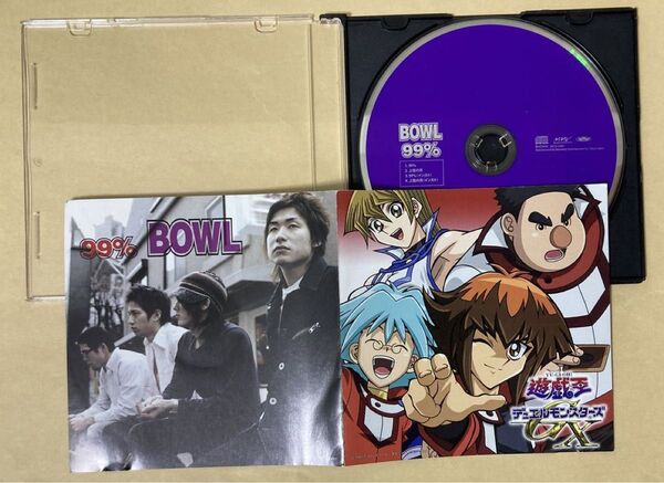 遊戯王GX OP BOWL 99% 再生確認済み 遊城十代 丸山和宏 CD Disc 錦戸篤 上弦の月