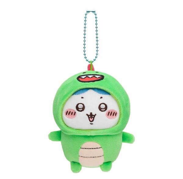 きょりゅくんを被ったちいかわ マスコットナガノ展 ハチワレ