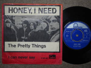 The Pretty Things-Honey,I Need★ノルウェー Orig.7&#34;