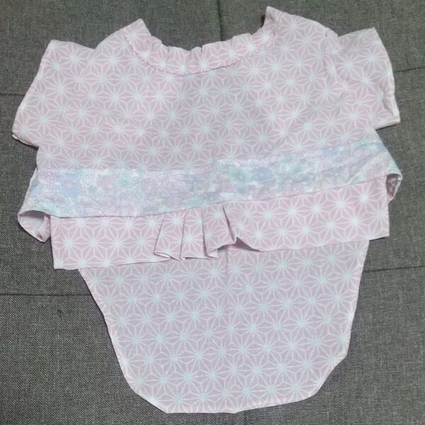 ペット服 4L ダックスフンド 浴衣 夏服 ピンク