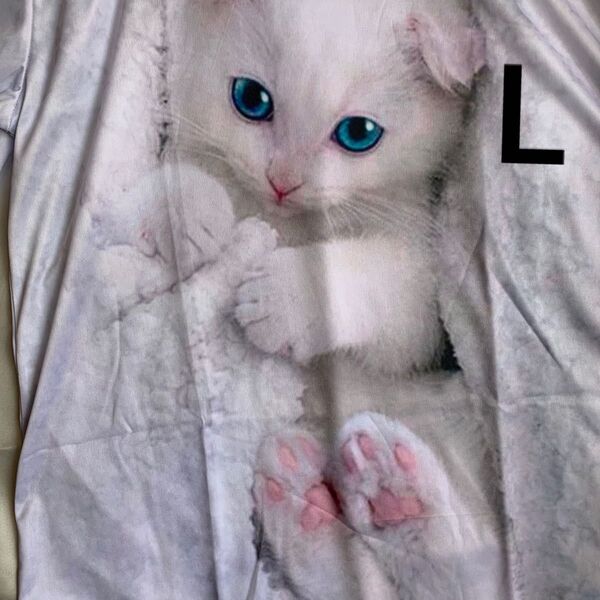 ♪♪♪猫ちゃんプリントTシャツ♪♪♪オシャレ&かわいい☆