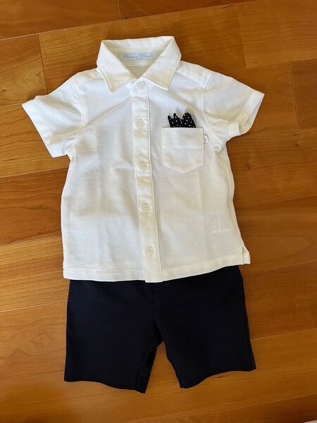 Tartine et Chocolat 上下セット 結婚式 80センチ 正装 タルティーヌ エ ショコラ ベビー服 セットアップ