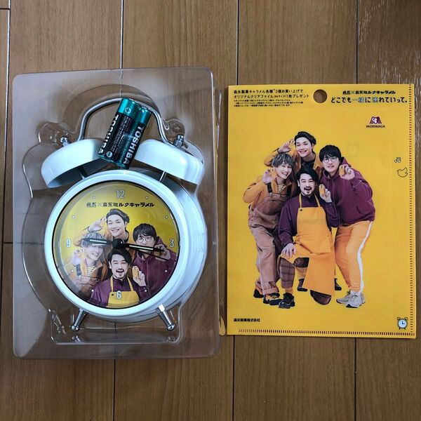純烈ボイス付き目覚まし時計 クリアファイル 非売品 当選品 未使用