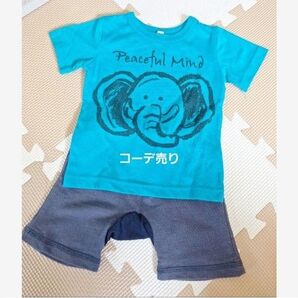 ベビー服 男の子 半袖 Tシャツ バンツ コーデ売り