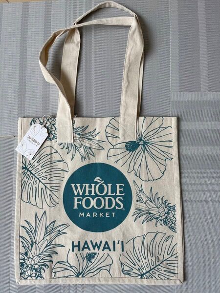 ホールフーズ バッグ トート WHOLE FOODS ハワイ 新品 未使用 タグ付き エコバッグ