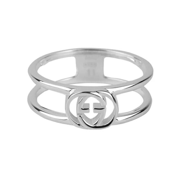グッチ リング GUCCI インターロッキングG 298036 J8400 8106 シルバー
