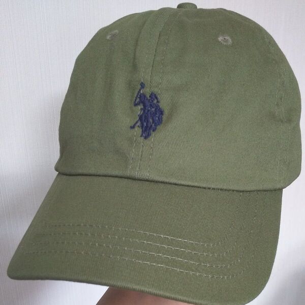 新品 カーキグリーン U.S.POLOASSN. キャップ