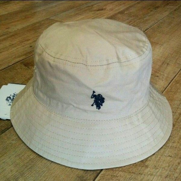 新品 ユーエスポロアッスン バケットハット ベージュ