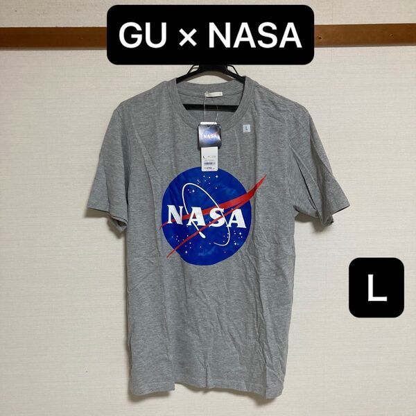 【半袖Tシャツ】GU×NASA グラフィックT Lサイズ【NASA1】
