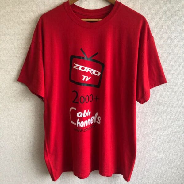 ZORO TV プリント 半袖 Tシャツ ギルダン ドライブレンド XLサイズ