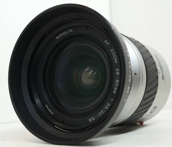 ~実写確認済~ ☆外観美品・人気の望遠レンズ☆ ソニー1眼レフ用(Aマウント) MINOLTA AF ZOOM 28-80mm F3.5-5.6 (I0749)