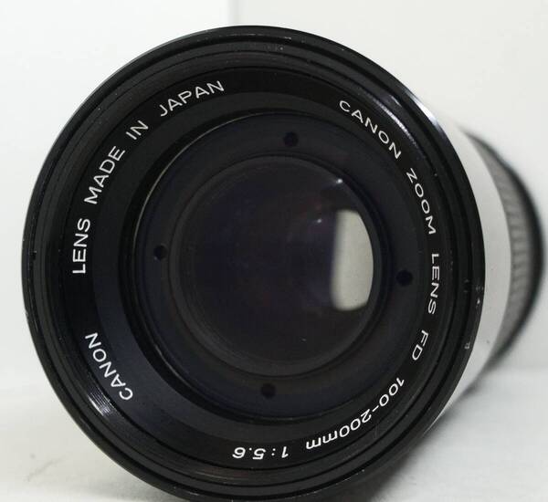 ~実写確認済~ ☆実用品・人気の望遠レンズ☆ キャノンFDマウント用 CANON ZOOM LENS FD 100-200mm F5.6 (I0782)