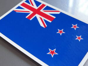 SS■ニュージーランド国旗ステッカー SSサイズ 3.3x5cm 2枚セット■耐水シール オセアニア New Zealand★世界国旗ステッカー出品中★彡 OC