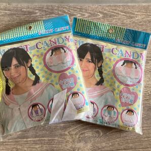 ウサミミ付け襟 水色&ピンク色2セット SWEET CANDY