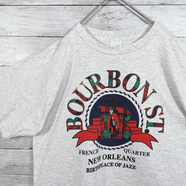 50R USA製 80s〜90sヴィンテージ 半袖Tシャツ ニューオリンズ ジャズ メンズL相当