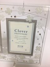 Clover PHOTOFRAMEフォトフレーム おしゃれ 写真 立て ポスター 記念日 感謝の日 ギフト スタンド タイプ 透明　ガラスフレーム_画像3