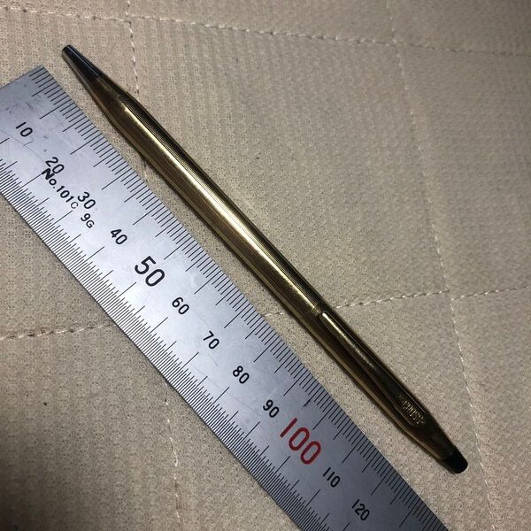 CROSS 1/20 10KT GOLDFILLEDクロスボールペン インク不良