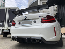 GTS タイプ カーボン BMW F87 M2 2014-2019 リアトランクスポイラー ウィングスポイラー_画像1
