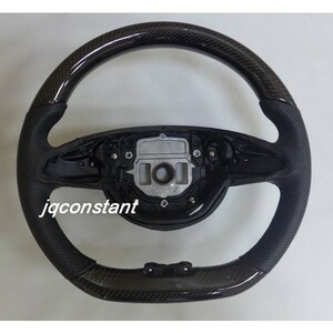 BENZ W204 W205 W176 W212 W246 C207 R172 X204 W117 W166 X166 X156 steering gear steering wheel carbon + leather ( hole have )